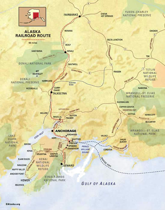 Viking Travel Inc. / AKFerry.com | Petersburg, Alaska | Alaska Railroad Route